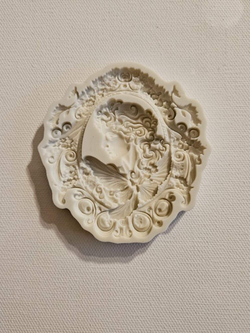 Ornate Vintage Lady Silicone Mold